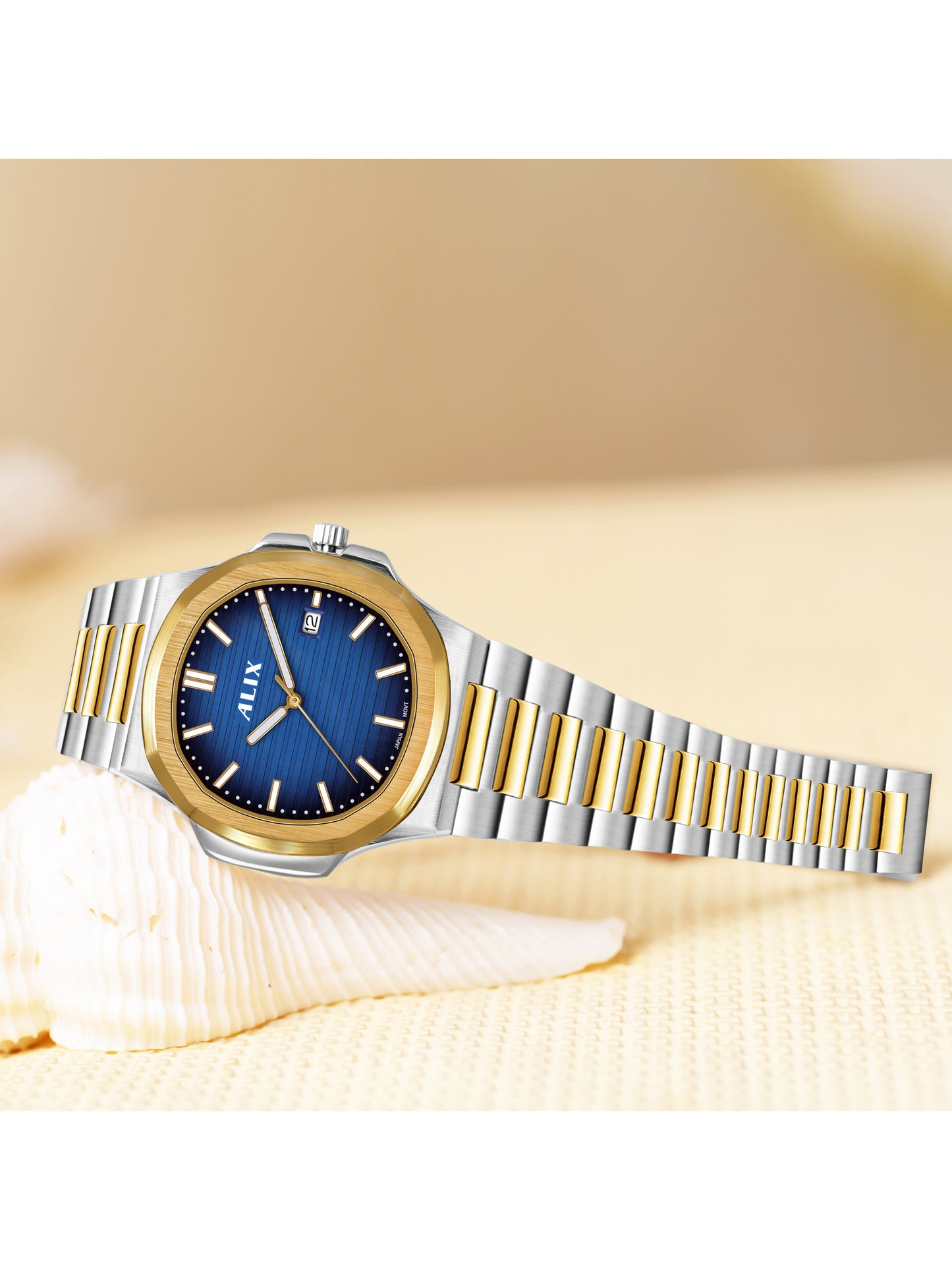 AL2906S full steel multicolor waterproof Analog Watch