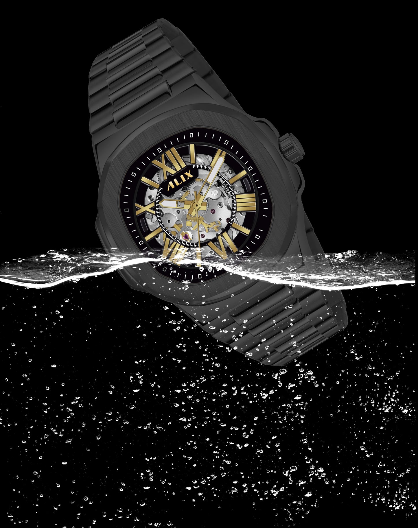 AL2904 Black premium Analog Watch