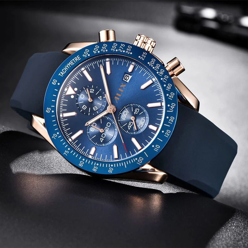 AL3014T Blue Chrongraph Dial Analog Watch