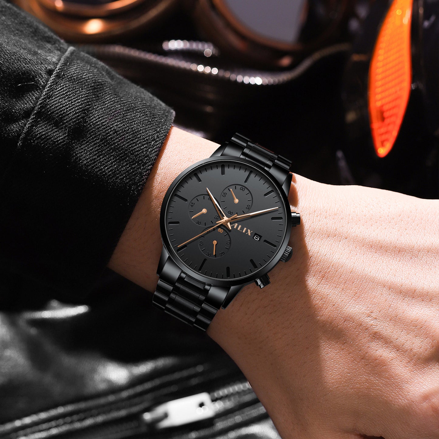 AL3017 chronograph date display Analog Watch