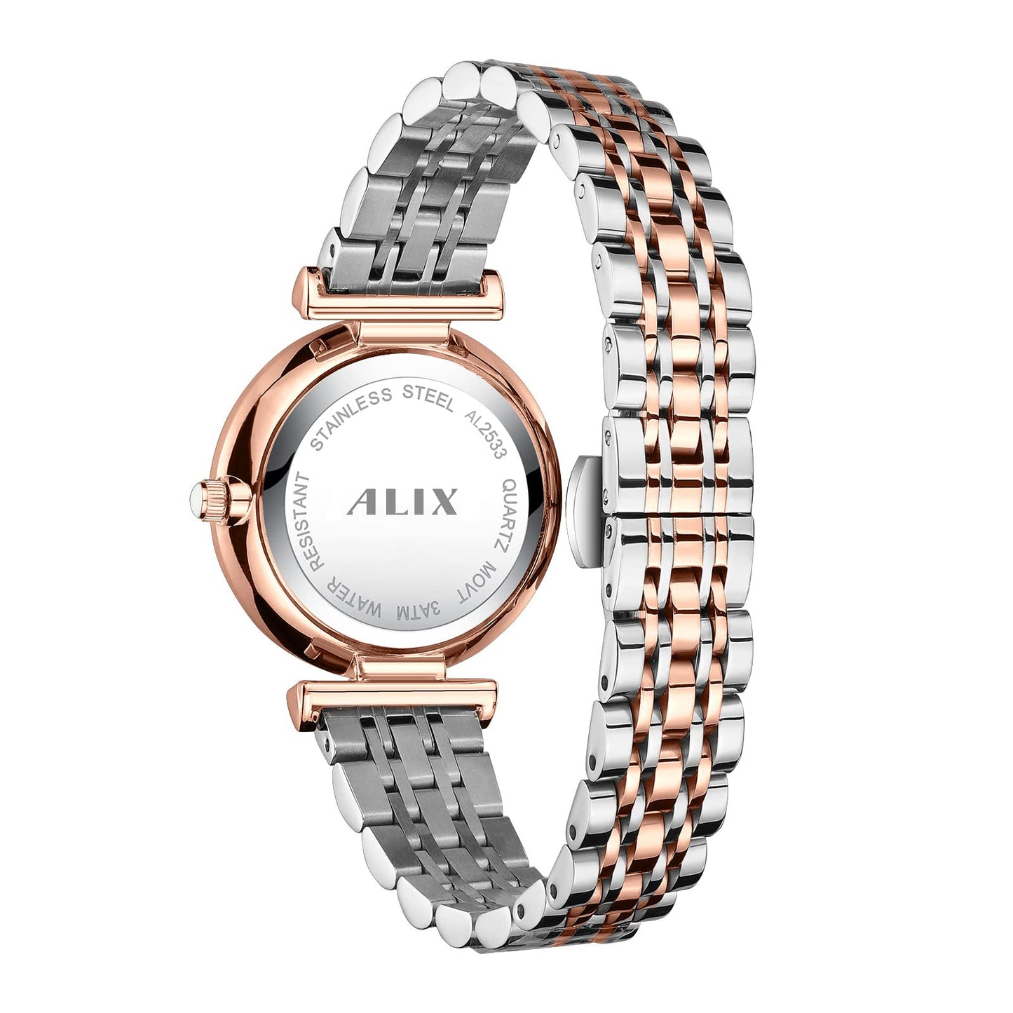 AL2533 Eyechatchy White round diamond dial Analog Watch
