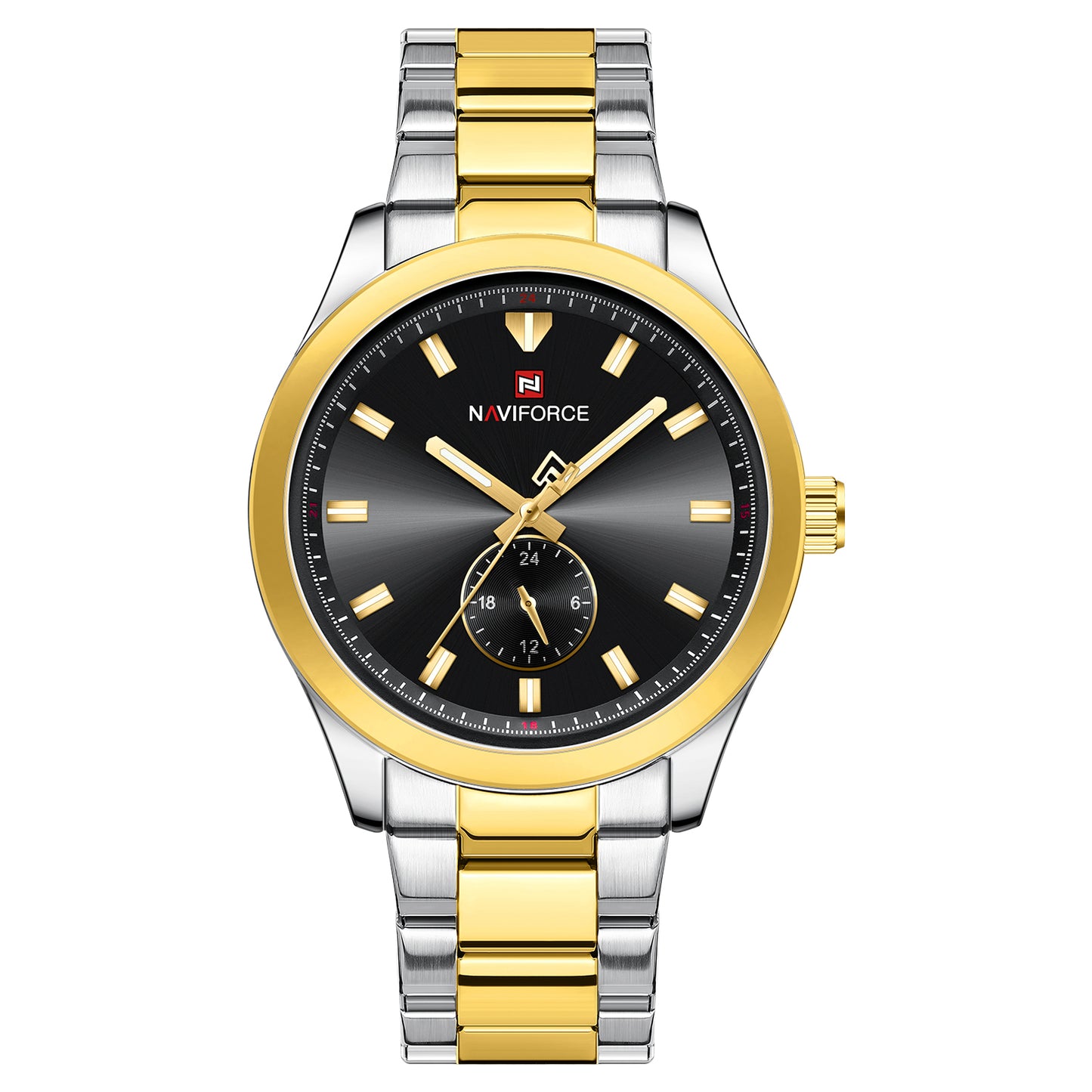 Naviforce NF9231 Black Dial Classic Modern Looking Analog Watch