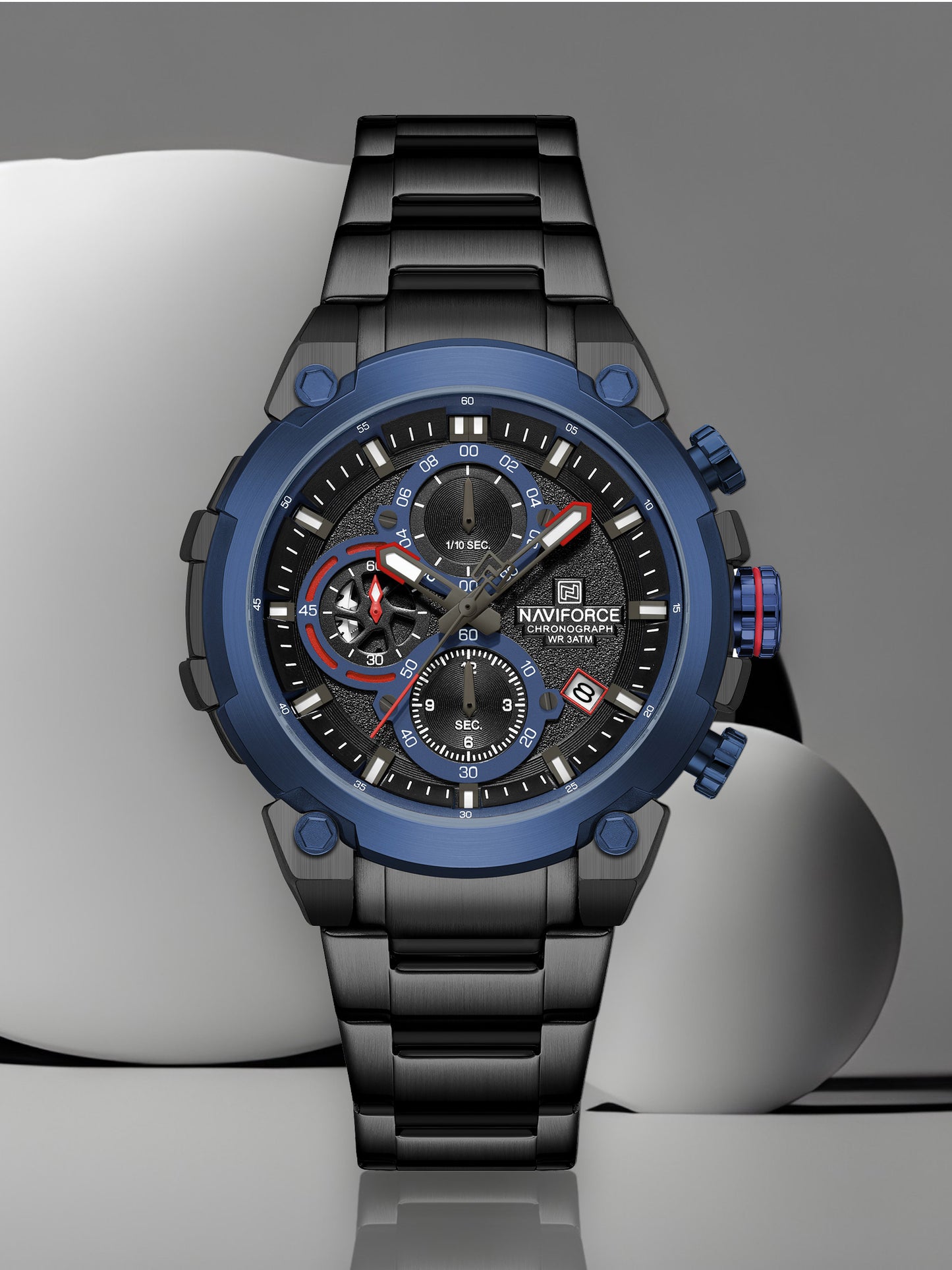 Naviforce NF8071 Blue choronograph dial Analog Watch