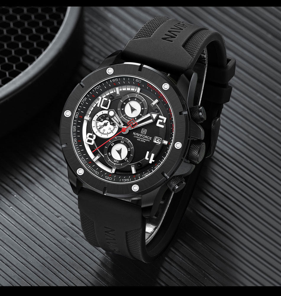 NF8034 Black sports looking attractive chronograph Analog Watch