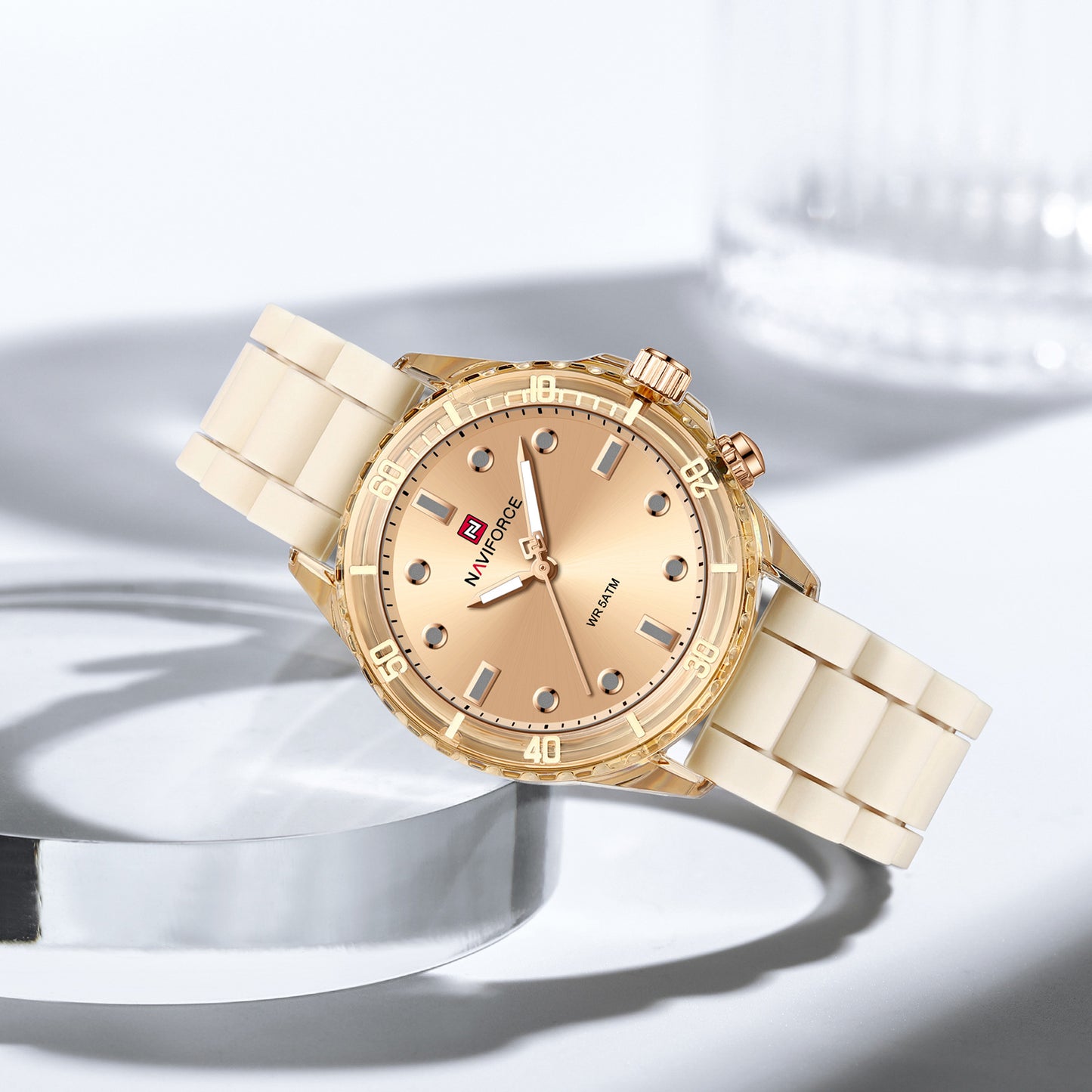 NF7115 Lighting button Analog Watch