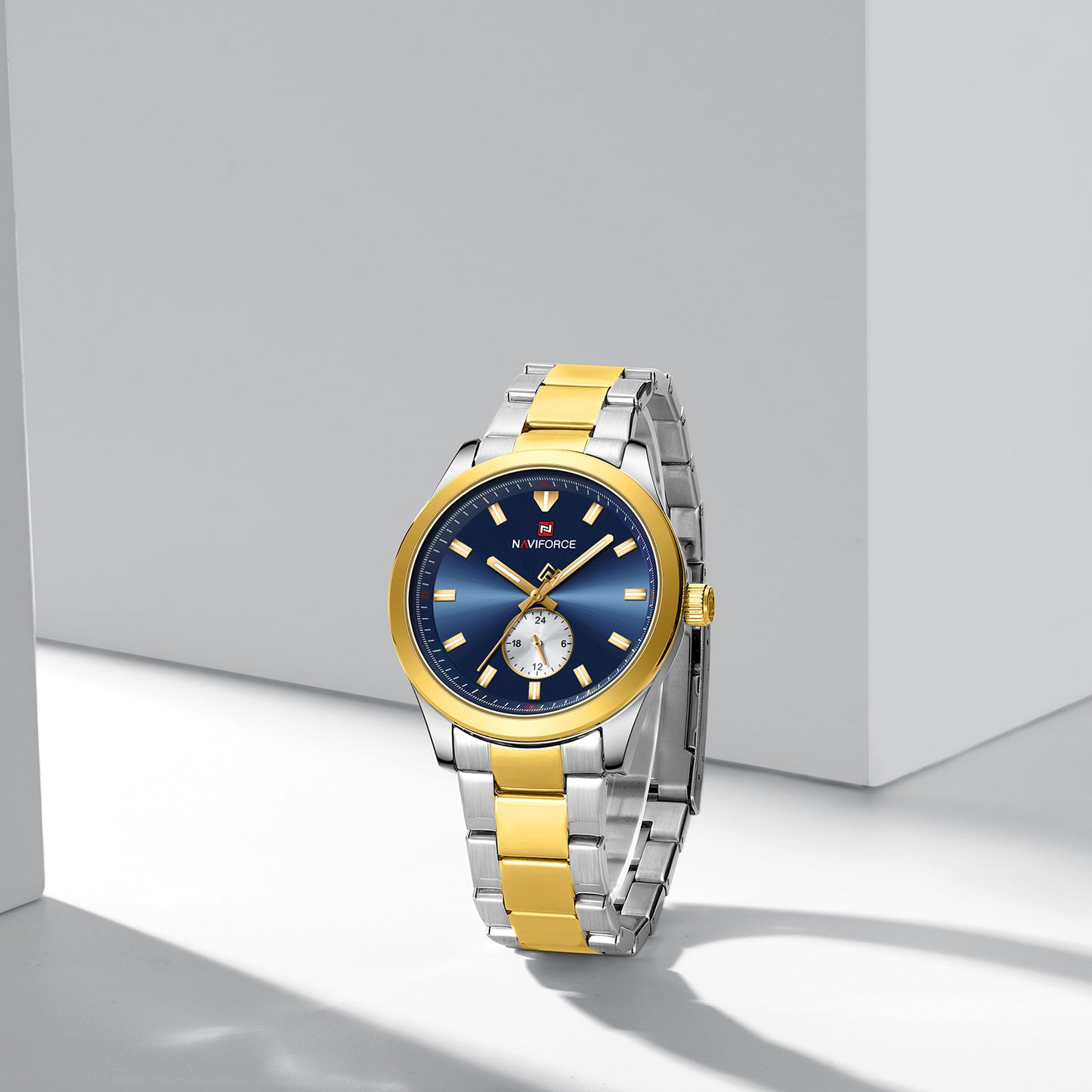 Naviforce NF9231 Blue Dial Classic Modern Looking Analog Watch