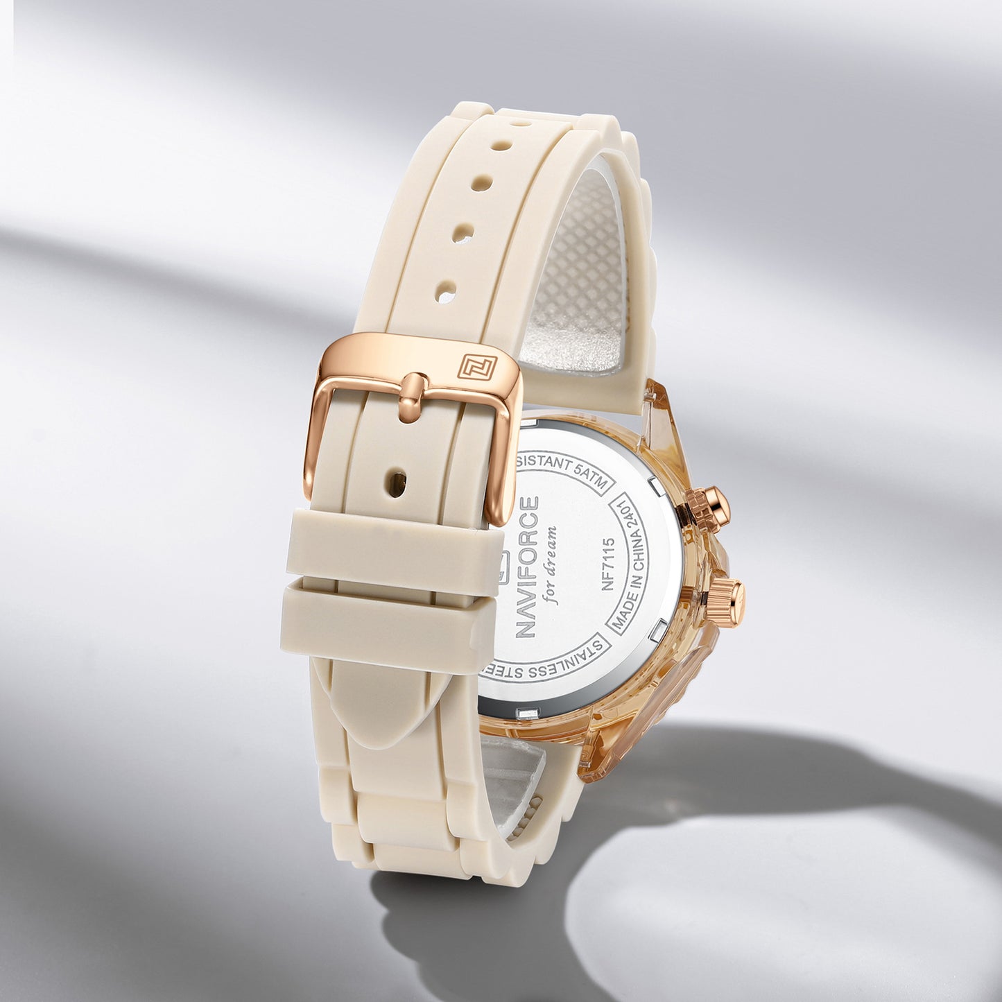 NF7115 Lighting button Analog Watch