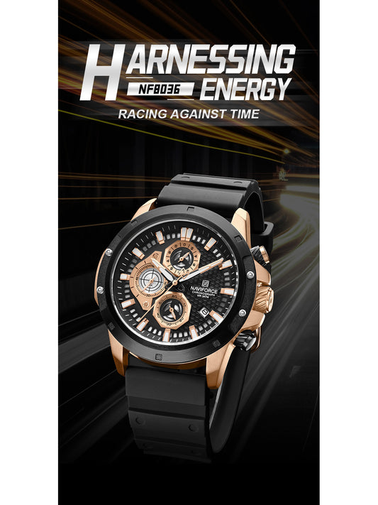 NF8036 Chronograph Date Display Analog watch for men - NAVIFORCE