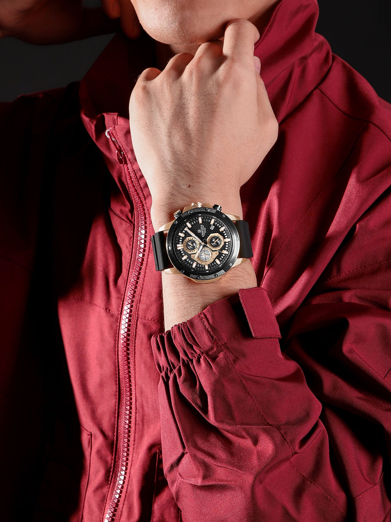 NF8036 Chronograph Date Display Analog watch for men - NAVIFORCE