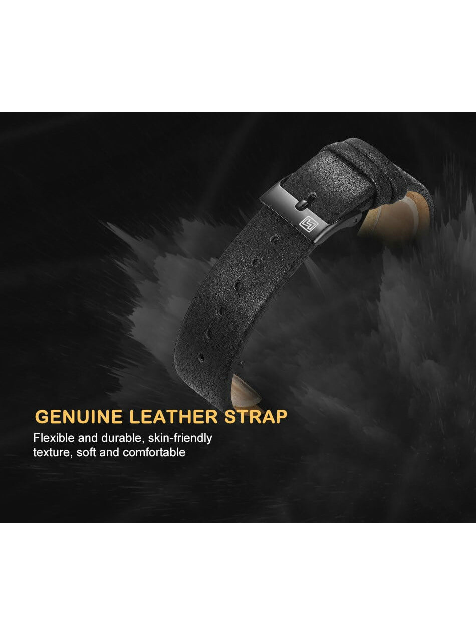 AL3011 Black chronograph analog watch for mens - ALIX