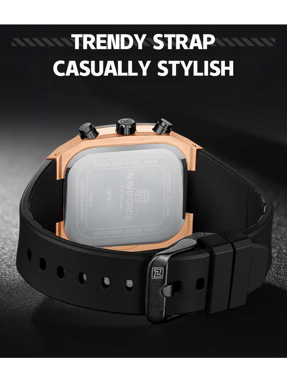NF8037 chronograph watch for men - NAVIFORCE