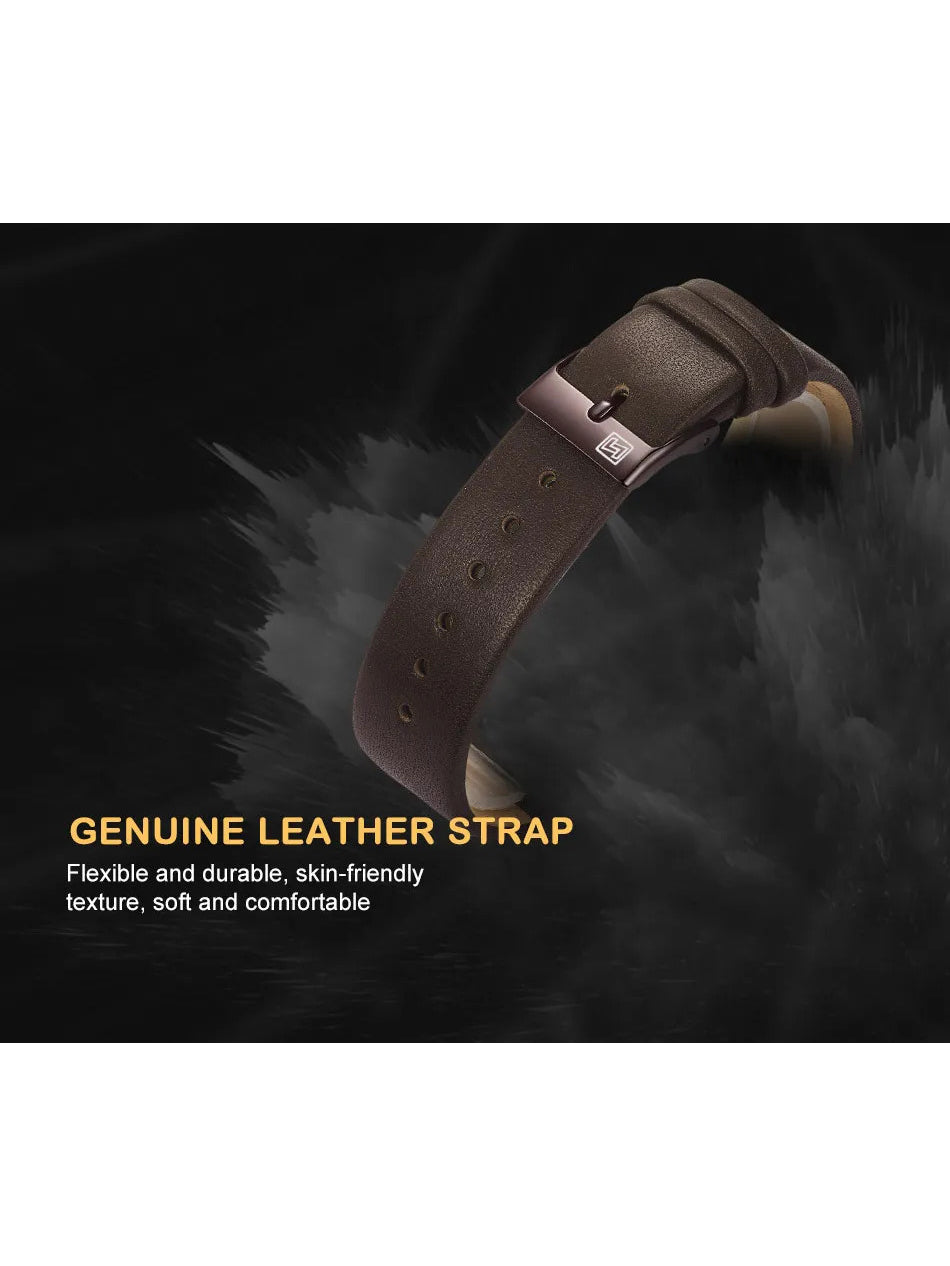 AL3011 Brown chronograph analog watch for mens - ALIX