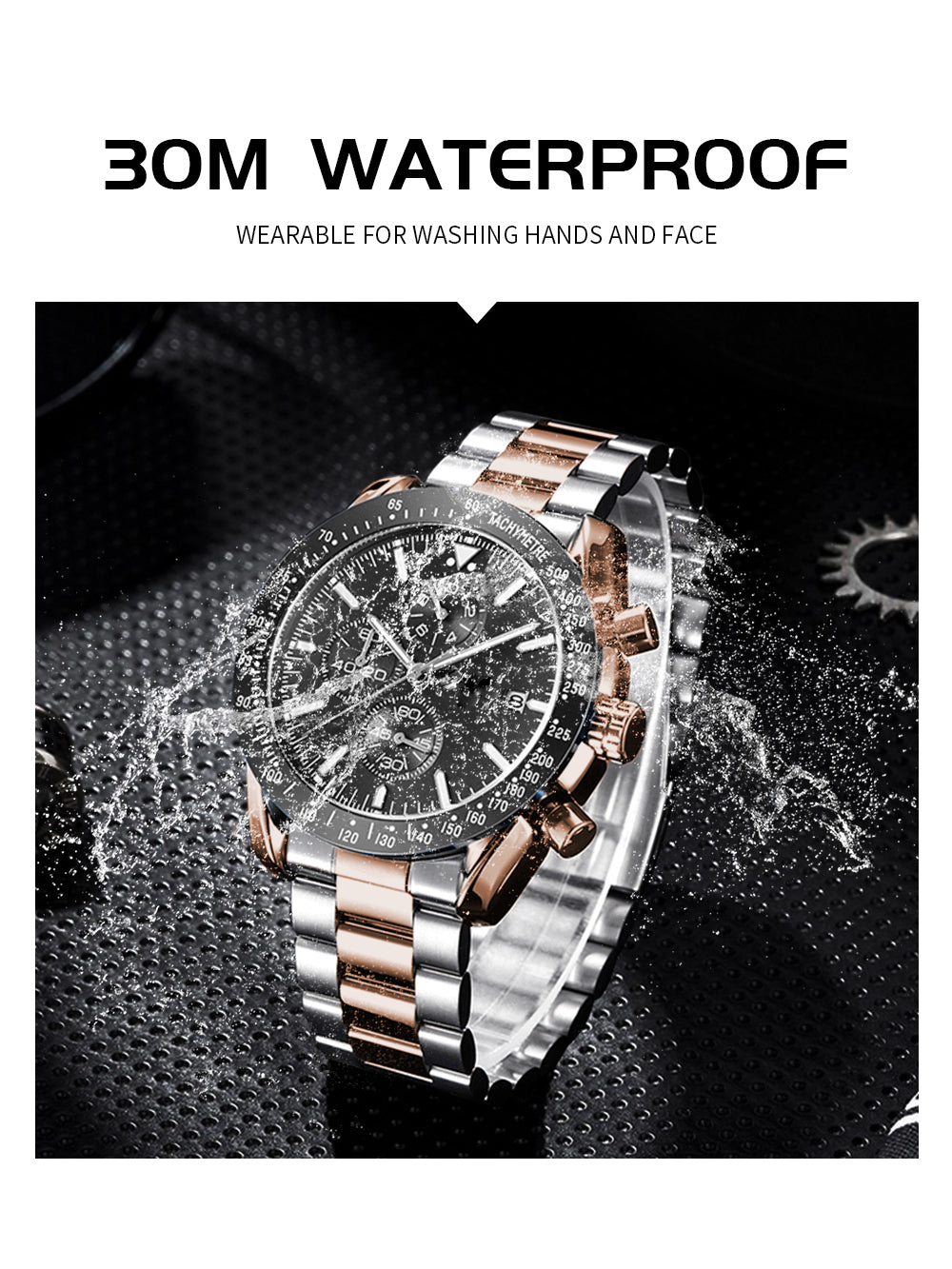 AL3014S Sophisticated black Dial Analog Watch