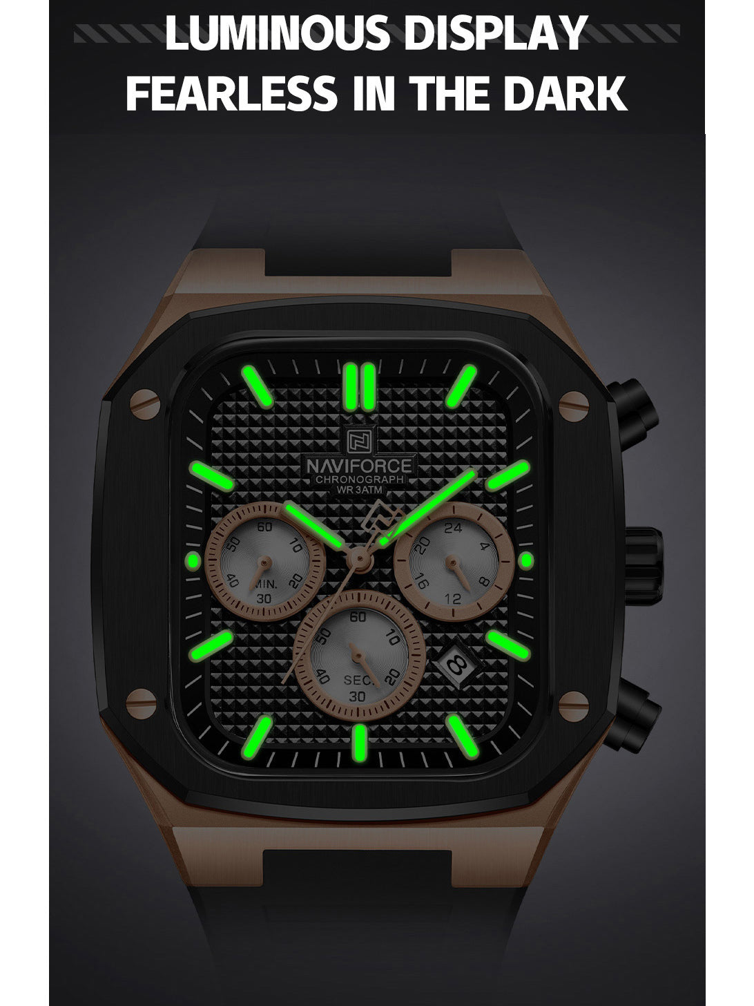 NF8037 chronograph watch for men - NAVIFORCE