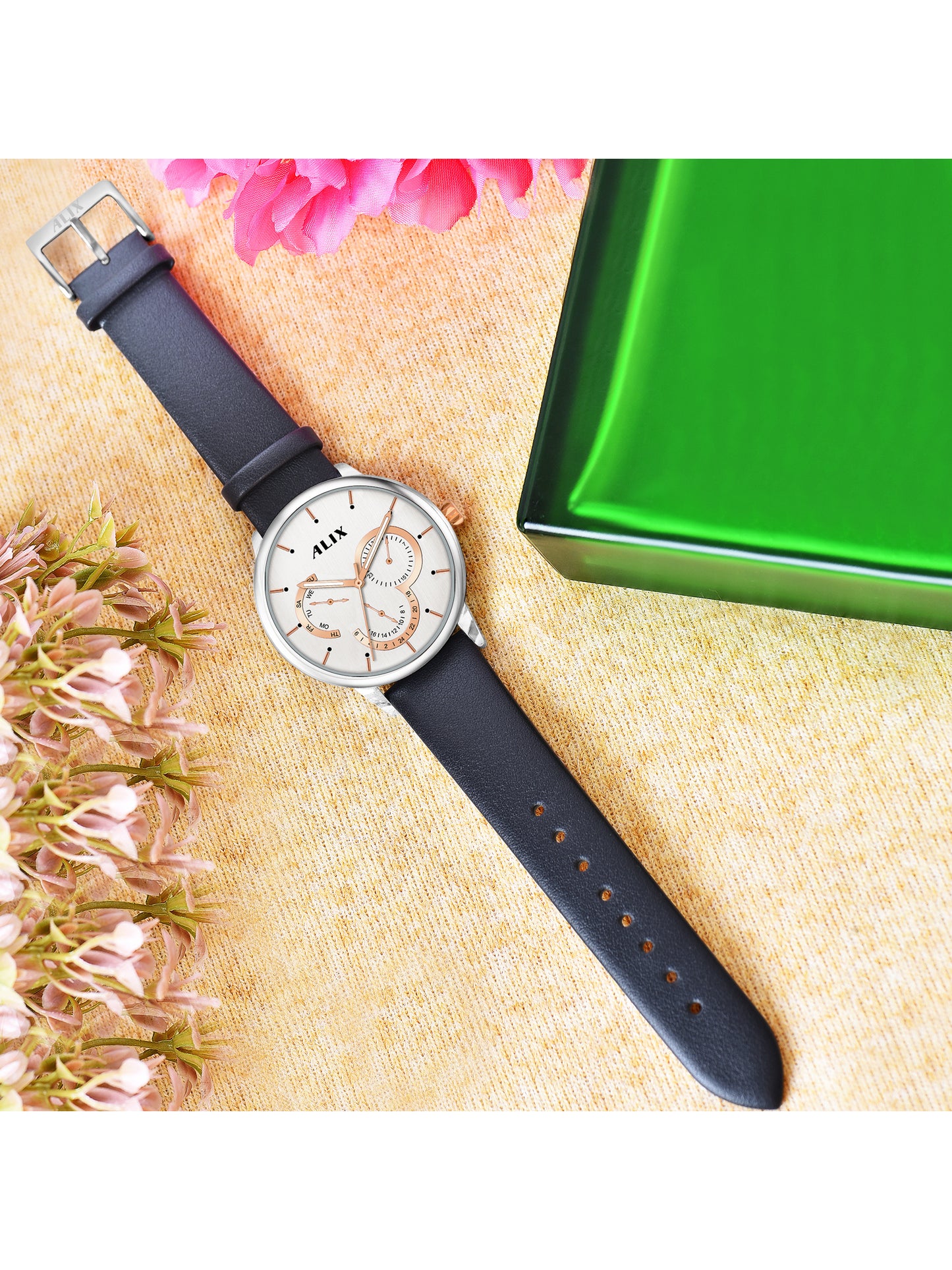 AL3011 Blue chronograph analog watch for mens - ALIX