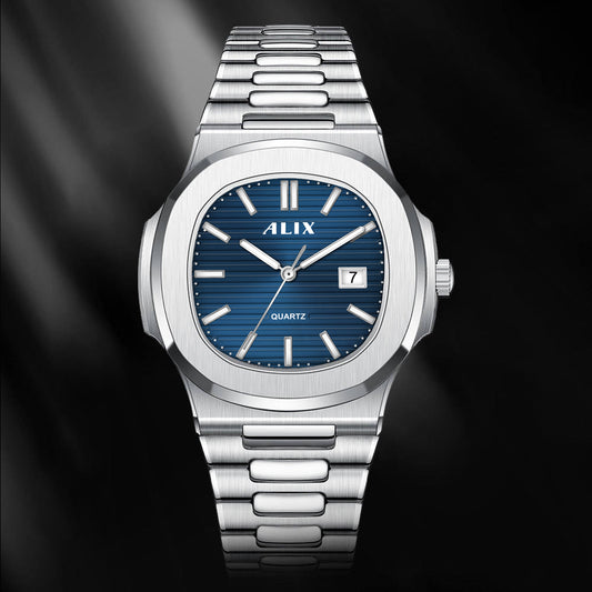 AL3052 Blue dial stainless steel Analog Watch