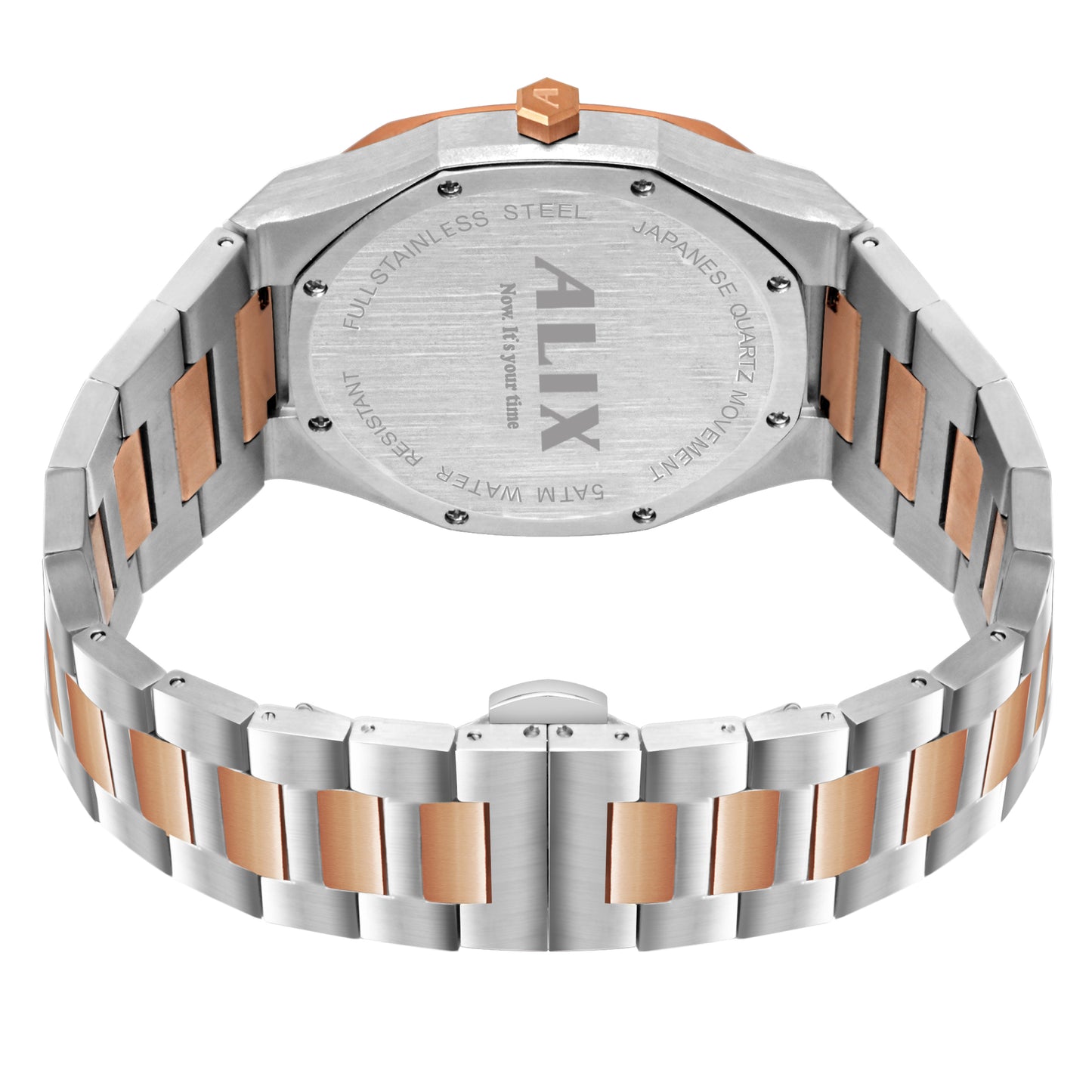 AL2912 Rosegold Steel Strap Analog Watch