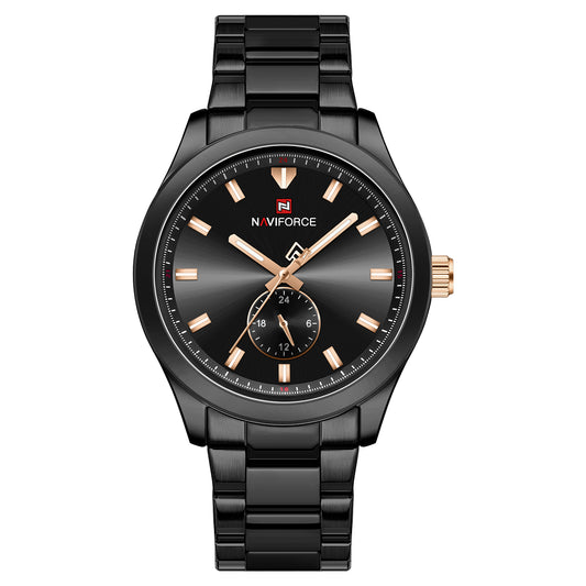 Naviforce NF9231 Black Dial Classic Modern Looking Analog Watch