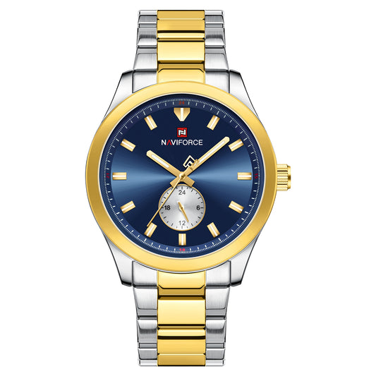 Naviforce NF9231 Blue Dial Classic Modern Looking Analog Watch