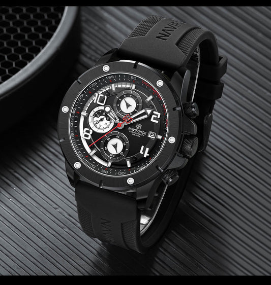 NF8034 Black sports looking attractive chronograph Analog Watch