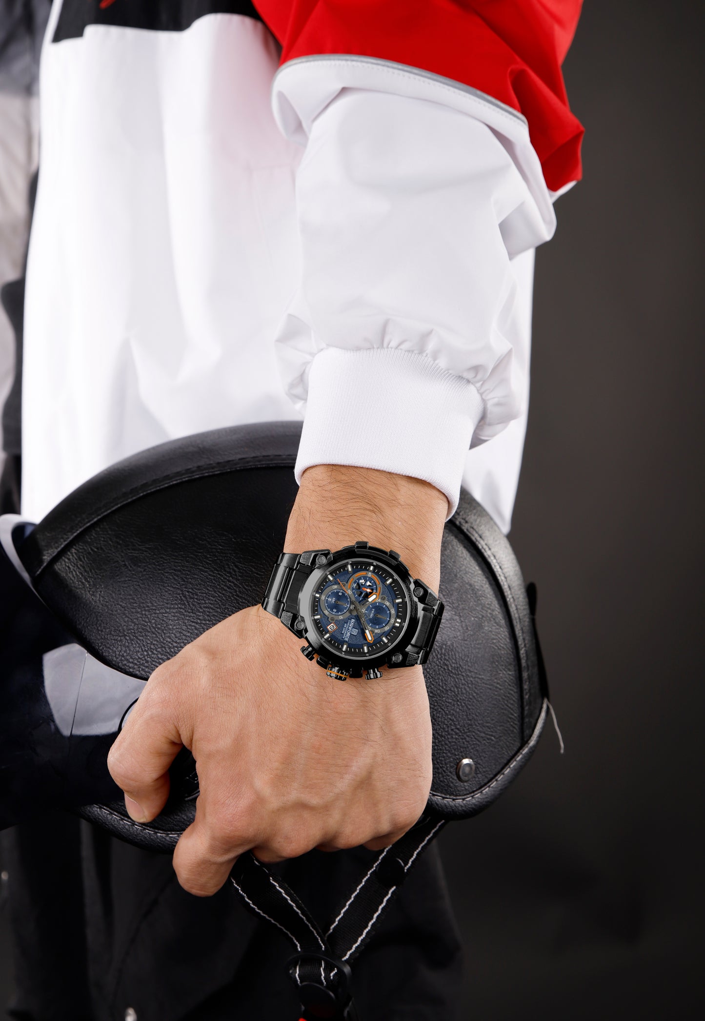 Naviforce NF8071 Blue choronograph dial Analog Watch