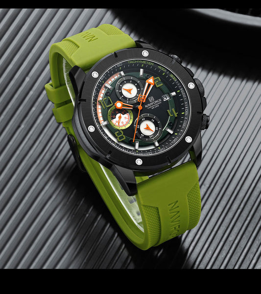 NF8034 Green sports looking attractive chronograph Analog Watch