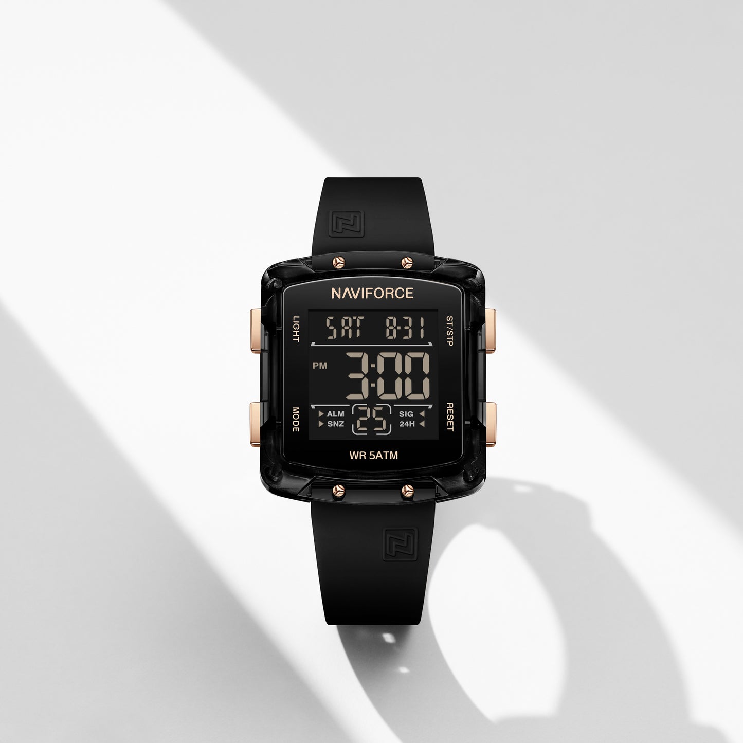 NF7121 Bold Square Digital Dial Digital Watch