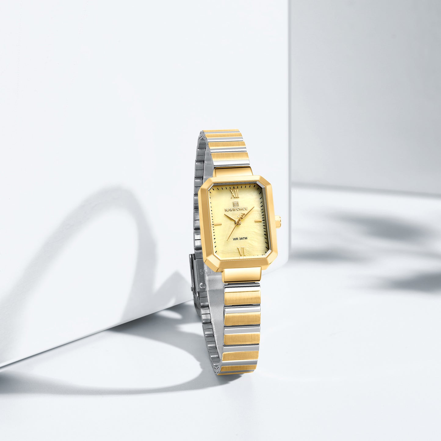 NF5050 Gold Dial With gold Stainless Steel Strap Analog Watch