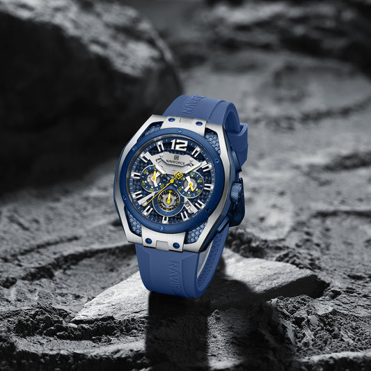 NAVIFORCE NF8063 Blue multifuntional chronograph Analog Watch