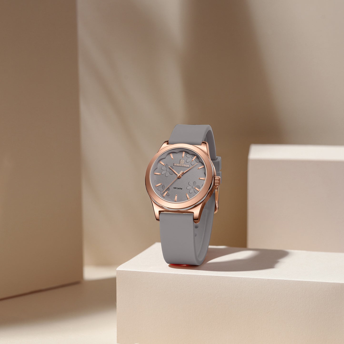 NF5051 Grey dial with silicone strap Analog Watch