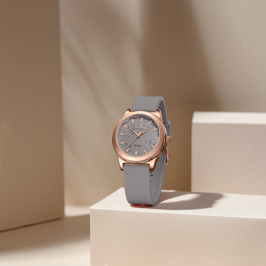 NF5051 Grey dial with silicone strap Analog Watch