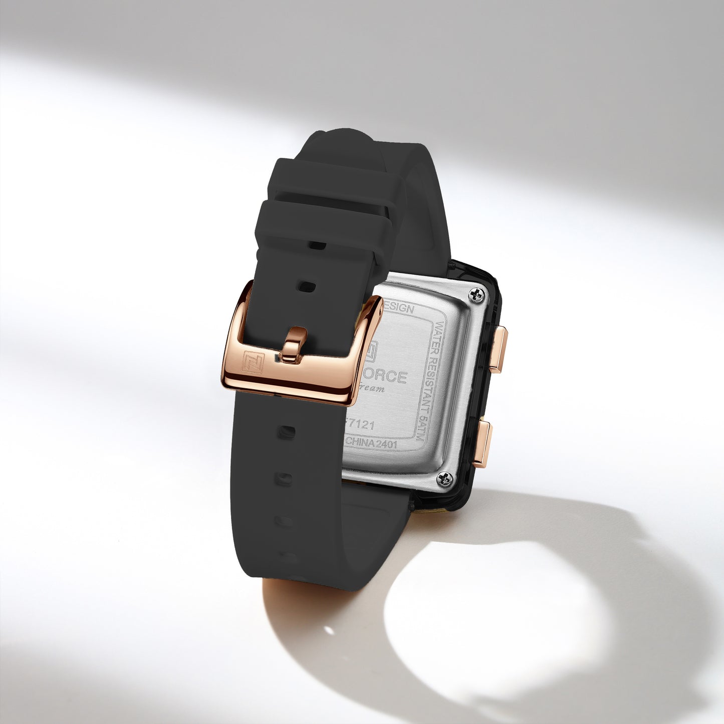 NF7121 Bold Square Digital Dial Digital Watch