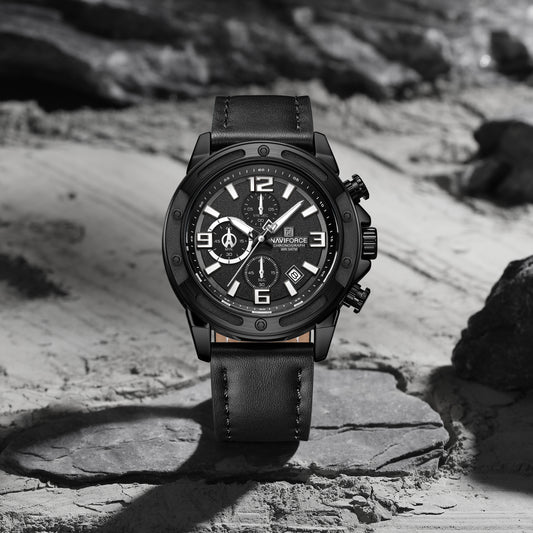 Naviforce NF8074 Multifunction fashion timepeice Analog Watch