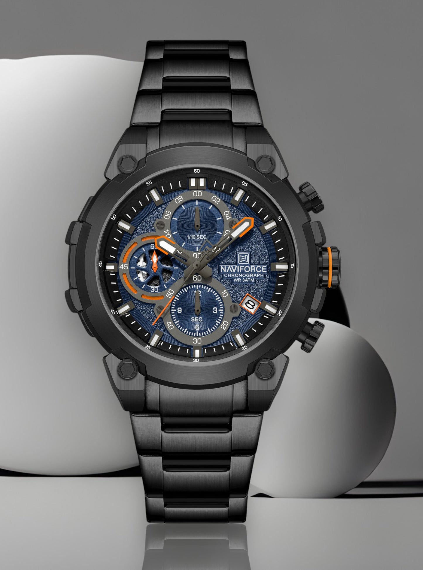 Naviforce NF8071 Blue choronograph dial Analog Watch