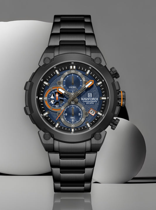 Naviforce NF8071 Blue choronograph dial Analog Watch