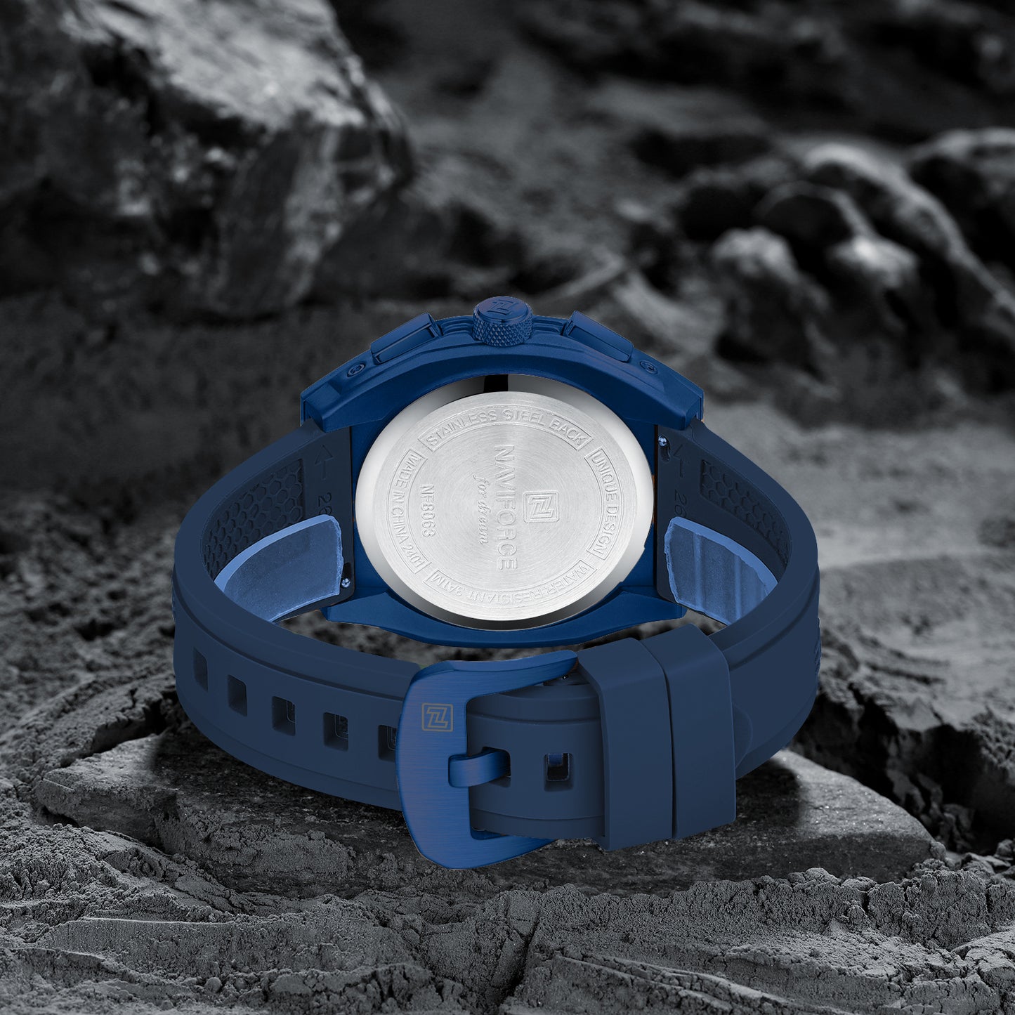 NAVIFORCE NF8063 Blue multifuntional chronograph Analog Watch