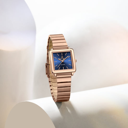 NF5048 Modern Blue square dial Analog Watch