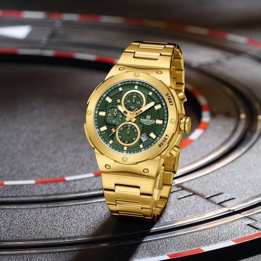 Naviforce NF8072 Men’s Military Style Multifunctional Analog Watch