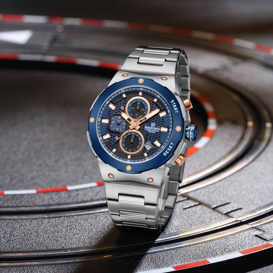 Naviforce NF8072 Men’s Military Style Multifunctional Analog Watch