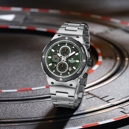 Naviforce NF8072 Men’s Military Style Multifunctional Analog Watch