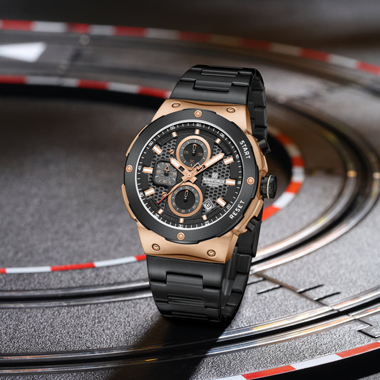 Naviforce NF8072 Men’s Military Style Multifunctional Analog Watch