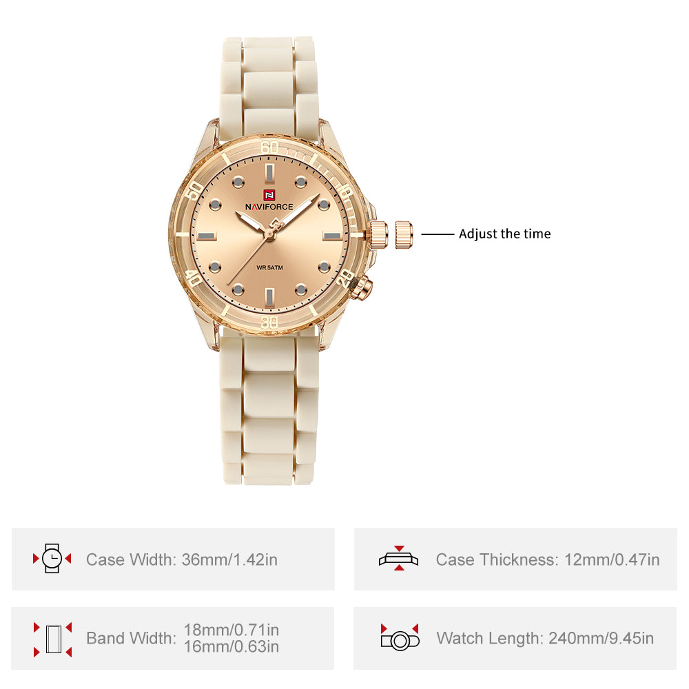 NF7115 Lighting button Analog Watch