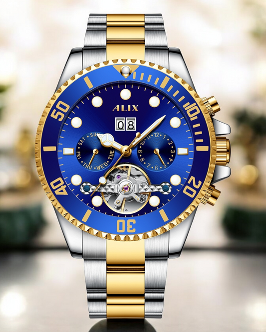AL2907 Luxurious Blue dial Automatic Analog Watch