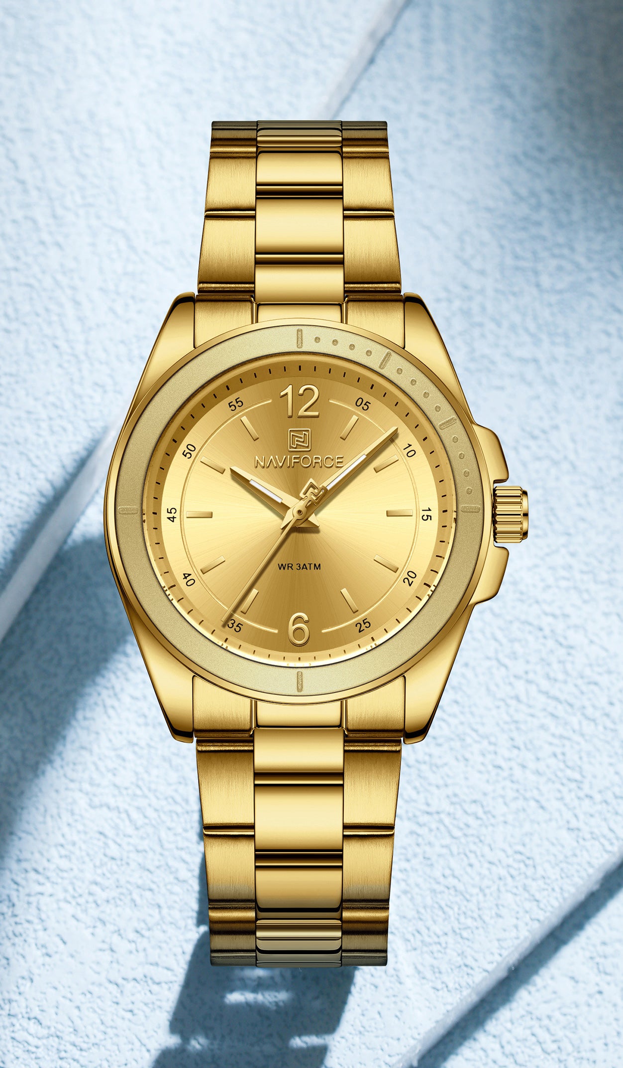 NF5062 Full Gold Fashion Timepeice Analog Watch